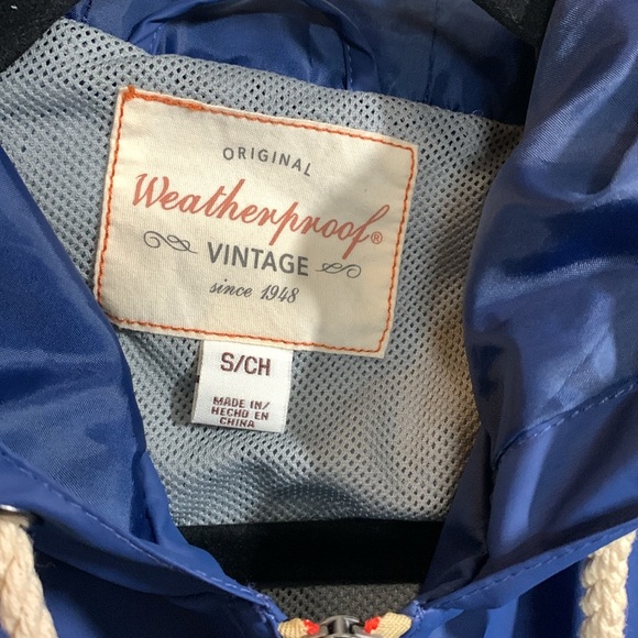 Weatherproof Vintage blue size small raincoat - Picture 5 of 5